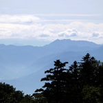 天気良好、丹沢山系も見えました。