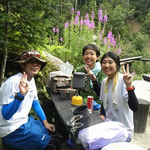 ヤナギランと美女と仲間達