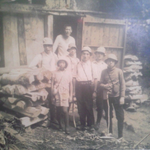 昭和２０年代の小屋の様子。