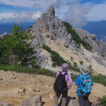 アカヌケ沢ノ頭から昨日のオベリスク