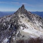 年末年始の稜線風景