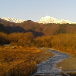 今朝の甲斐駒ヶ岳。