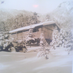 昭和３５年に新築して初めて迎えた鳳凰小屋の正月の写真です。