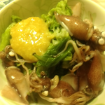 春の味覚、ホタルイカと蕗の薹。