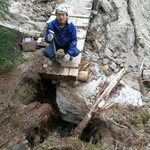 登山道整備完了です！カラマツは今週末～来週にかけてピークを迎えそうです。