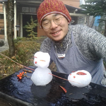 酔どれ雪ダルマ。