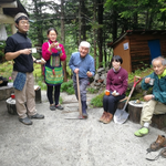 好天！道なおし。