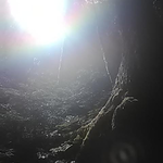 鳳凰小屋から燕頭山にかけての登山道。