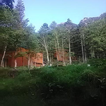 無風快晴の鳳凰小屋です。