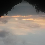 小屋からの御坂方面の夜景。