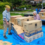 今日はヘリコプター荷上げの準備でした。