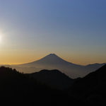 元旦の富士山です。明けましておめでとうございます。
