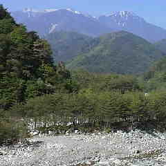 小武川林道からの鳳凰三山、鳳凰小屋は週末には営業してます。