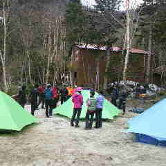 体育会系ワンダーフォゲル部の設営訓練