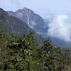 燕頭山付近からの甲斐駒ヶ岳