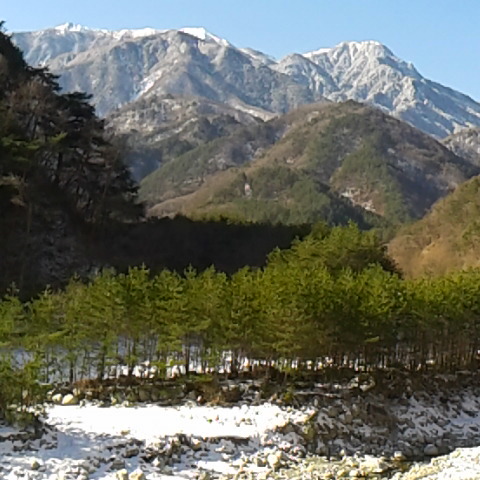 鳳凰三山、今日は綺麗に見えています。