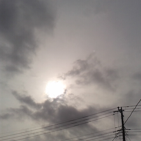 今日も春霞と言うかどんよりとした天気、鳳凰三山は見えています。