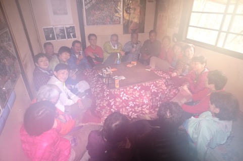 こたつの団欒です