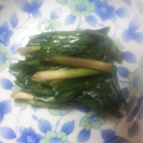 今日の夕食の菜は山菜です。