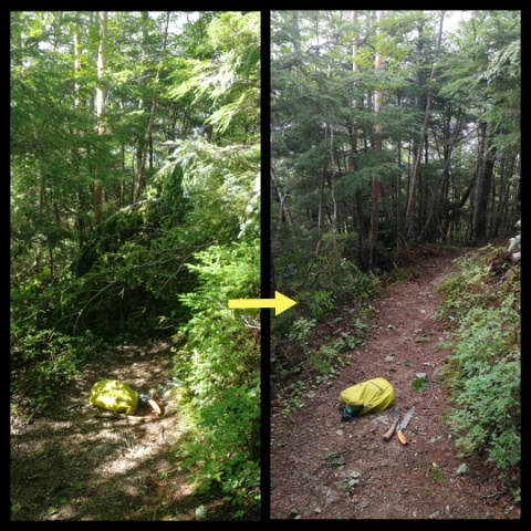 【登山道は特に異常無いようです】台風の後の登山道整備に行って来ました